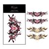 Cosplay Cyber Succubus Sexy Womb Temporary Tattoos | Kawaii Fake Tattoo Perfect for Women's Anime Costumes (Metal) view 1