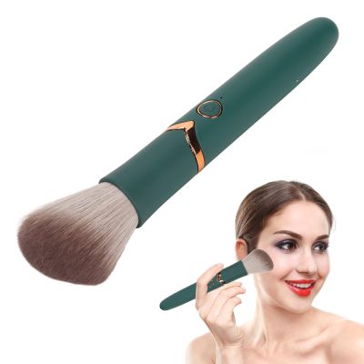USB Rechargeable Makeup Brush, 10 Gears Adjustable Electric Beauty Brush, Washable Cosmetic Brush with Waterproof Design, Skin Friendly Soft Makeup Tools for Beginners Makeup Lovers