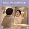 Premium Shower Cap for Women - 1000+ Showers, 100% Waterproof, Double-Sided, Large Shower Cap For Long Hair & Great For Curls (Anti-Frizz Terry Cloth Lining) (Sky Blue) view 4