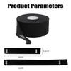 1 Roll Black Barber Neck Strips Disposable Barber Scarf Paper Hairdressing Stretchy Neck Paper Wrap Band for Haircutting Salon Accessories view 2