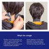 1 Roll Black Barber Neck Strips Disposable Barber Scarf Paper Hairdressing Stretchy Neck Paper Wrap Band for Haircutting Salon Accessories view 3