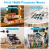 Pero Pero Nail Polish Organizer Acrylic Display Rack for Nail Polish Holder Sunglasses Organizer Essential Oils Holder Clear Eyeglasses Display Case Makeup Organizer view 2