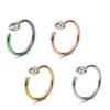KOICCVQQ Charm Colour Nose Nail Studs Diamonds Body Piercing Opening Design Handmade Hypoallergenic Piercing Trinket Creative Personality Unique Set Water Drill Nose Nail Studs Colour view 4