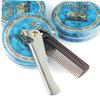 BIUDECO Beard Comb Men's Hair Comb Stainless Steel Folding Anti-static Hairdressing Accessories Massage view 3
