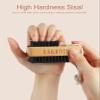 Larbois Nail Brush for Cleaning Fingernails, 2Pack Wooden Nail Brushes Fingernail Brush for Cleaning Nail Scrub Brush Two-Sided with Hanging Rope (Beechwood) view 2