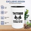 Tattoo Artist Shot Glass 1.5oz - Tattoos decorate the body - Body art tattoos decorate potray draw paint view 3