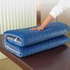 Memory Foam Mattress Topper for Spa Bed Massage Table Mattress Protector Quilted Beauty Bed Sheet Pad with Breath Hole Non-Slip Lash Bed Cushion Only Bed Not Included,Navy,60x180cm view 2