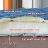 Memory Foam Mattress Topper for Spa Bed Massage Table Mattress Protector Quilted Beauty Bed Sheet Pad with Breath Hole Non-Slip Lash Bed Cushion Only Bed Not Included,Navy,60x180cm view 3
