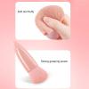 5pcs Makeup Brush Set, Portable Complete Cosmetic Brushes Kit with Mirror, Durable Beauty Brush with Streamlined Brush Shaft, Multipurpose Cosmetic Brush for Eyeshadow Foundation Blush Loose Powder view 4