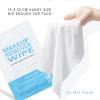 100 Pack Individual Makeup Remover Wipes Bulk,Individually Wrapped Face Cleansing Wipes, Travel Makeup Remover Cloth for Travel Hotel Skin Care Face Cleansing view 2
