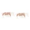 BIUDECO White Hair Combs for Women - 2pcs Pearl and Bridal Hair Styling Accessories, Fresh Small Comb for Bridesmaids view 1