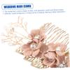 BIUDECO White Hair Combs for Women - 2pcs Pearl and Bridal Hair Styling Accessories, Fresh Small Comb for Bridesmaids view 3