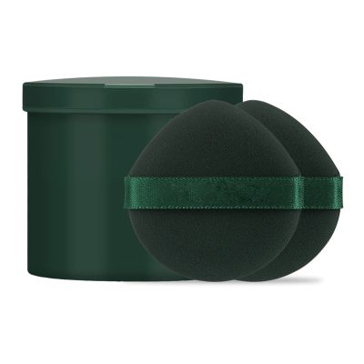 7 PCS Makeup Powder Puffs Teardrop Sponge Powder Puff Wet and Dry Powder Puff Powder Puff for Face for Daily Make-up (Dark Green)