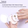 7 PCS Makeup Powder Puffs Round Sponge Powder Puff Wet and Dry Powder Puff Powder Puff for Face for Daily Make-up (7 Colors) view 4