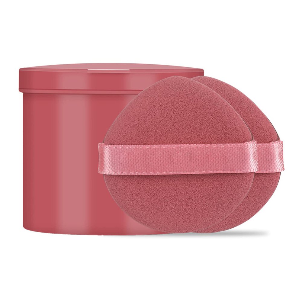 7 PCS Makeup Powder Puffs Teardrop Sponge Powder Puff Wet and Dry Powder Puff Powder Puff for Face for Daily Make-up (Pink)