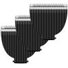 3 Pack Replacement Blades for Meridian Trimmer, Hygienic Ceramic Replacement Blades Compatible with Meridian Body Trimmer (Onyx & Sage), Black view 1