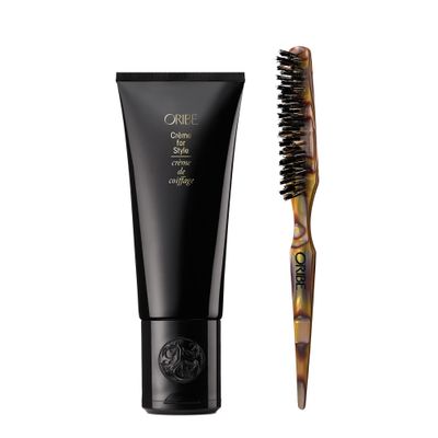 Bundle of Oribe Crme for Style, 5 oz + Oribe Teasing Brush