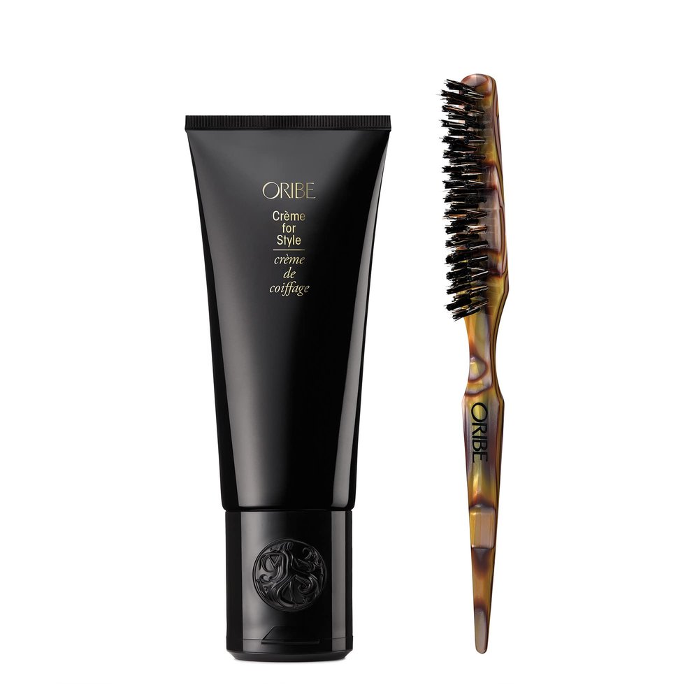 Bundle of Oribe Crme for Style, 5 oz + Oribe Teasing Brush