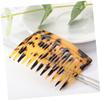 FRCOLOR 2pcs French Leopard Comb Wedding Hair Comb Wedding Hair Clip Decorative s French Clip Teeth Side s Bridal s dressing s Wave view 2