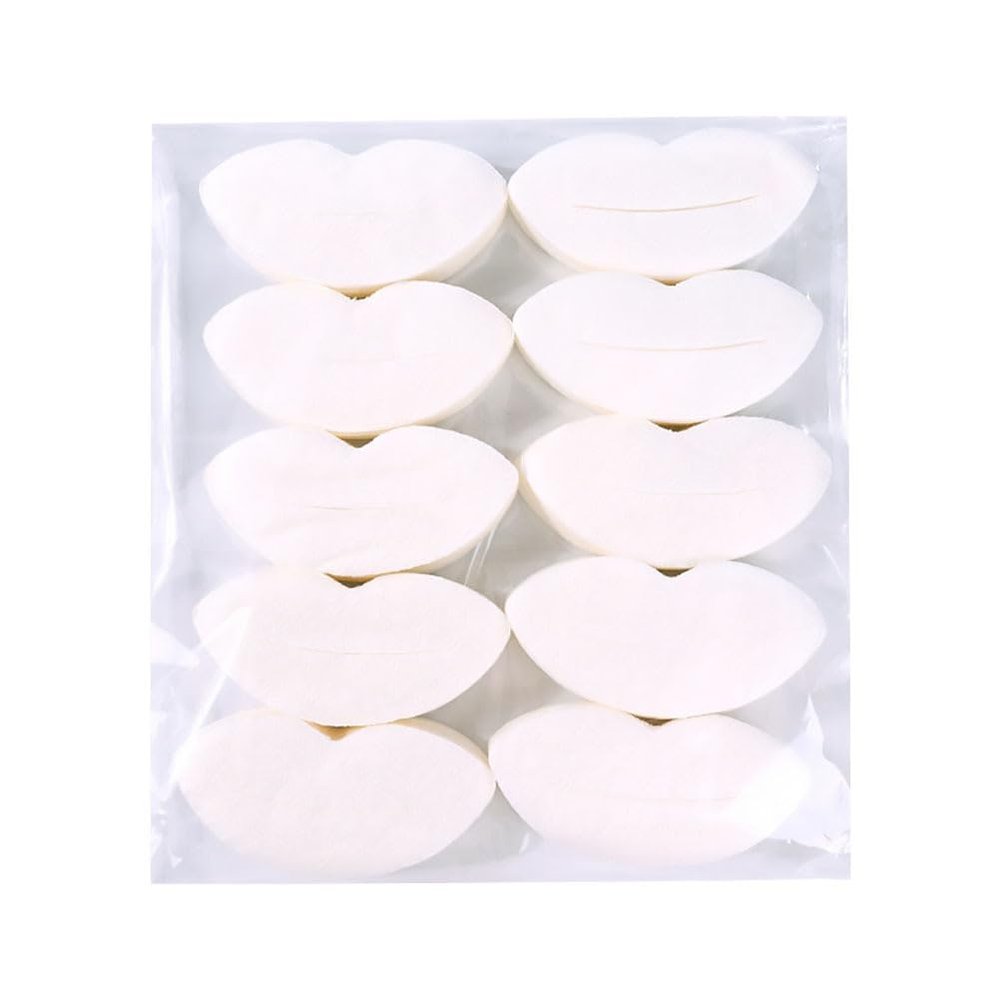 Beavorty 1000 Pcs Silk Lip Paper Cotton Bed Sheets Lip Cotton Sheet Collagen Crystal Lip Skin Care Paper Lip Care Disposable Lip Paper Lip Care for Women Woman White Lotion Face