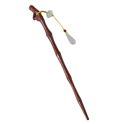 Parliky Vintage Hair Sticks Chalcedony Tassel Traditional Chinese Hair Accessories for Women