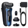 Braun Series 6 6040cs Electric Shaver with Charging Stand, Precision Trimmer, Wet & Dry, Rechargeable, Cordless Foil Shaver, Blue view 3