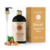 Essencetics Sweet Almond Oil Organic 16 oz - 100% Pure & Natural Sweet Almond Oil for Skin, Body, Face, and Hair - Natural Cold Pressed Unrefined - Organic Massage Oil for Massage Therapy & Date Night view 1