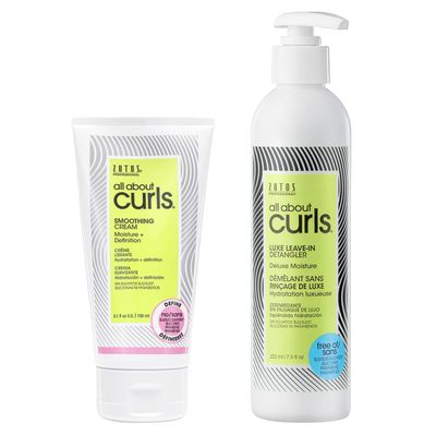 All About Curls Taming Cream & Luxe Leave-In Detangler | Controllable Definition | Define, Moisturize, De-Frizz | All Curly Hair Types | Vegan & Cruelty Free | Sulfate Free