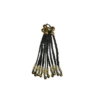 Braided MINI Gold Kid Ponytail (2)