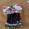 Braided WATERMELON MINI Kid Ponytail 10 INCH (1) view 2