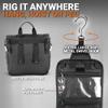 Chef Sac Tactical Toiletry Bag: Dopp Kit with 12 Compartments | Luggage Grade Zippers | MOLLE Webbing & Detachable Paracord Handle | Perfect for Travel and Outdoor Adventures view 3