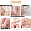 480 Pcs Thin Breathable Adhesive Tabs Fake Nail Glue Sticker 20 Sheets Super Sticky Double Sided Tips (Germany Jelly Gel) Flexible for Acrylic False Nails Manicure Tape (480 Pcs) view 4