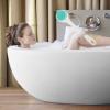1 Set Electric Body Brush Handled Body Scrubber Bath Shower Back Brush Rechargeable Washer Skin Exfoliating Device for Women Men White view 4