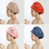 LOWFI Super Absorbent Thickened Dry Hair Hat Women's Coral Fleece Shower Cap Quick Dry Hair Towel Cute Bandana Dry Hair Hat view 2