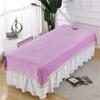 Breathable Beauty Massage SPA Couch Cover Waterproof SPA Massage Table Cover Mat Pure Color Facial Bed Cover With Face Hole Soft SPA Center Bed Sheets For Massage Tables And Spas-D 47x87inch(120x220cm view 1