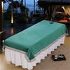Breathable Beauty Massage SPA Couch Cover Waterproof SPA Massage Table Cover Mat Pure Color Facial Bed Cover With Face Hole Soft SPA Center Bed Sheets For Massage Tables And Spas-K 31x79inch(80x200cm) view 1