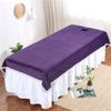 Breathable Protective Massage Table Bed Cover Soft Beauty Massage SPA Couch Cover Pure Color Beauty Salon Spa Massage Table Cloth Anti-Slip Beauty Bed Sheet Cover with Face Hole-L 31x79inch(80x200cm) view 1