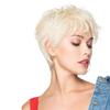 QUEENTAS Short Blonde Wigs for White Women Pixie Cut Layered Short Synthetic Hair Wig Daily Use and Cosplay (White Blonde) view 1