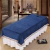 Breathable Beauty Massage SPA Couch Cover Waterproof SPA Massage Table Cover Mat Pure Color Facial Bed Cover With Face Hole Soft SPA Center Bed Sheets For Massage Tables And Spas-B 31x79inch(80x200cm) view 1