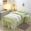 MIPOPS 4-Piece Microfiber Massage Table Sheet Set, Protective Spa Treatment Sheet Set for Massage Tables, Reuse, Machine Washable(F,185x70cm(73x28inch)) view 1