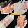 BestLand Matte Nudes Eye Shadow Palette - Ultra Pigmented Blendable and Long-Lasting Matte, Shimmer, and Metallic Finishes Eyeshadow with Brush - Eye Makeup for Smok, Natural and Bold Looks (Sparkling Coral) view 2