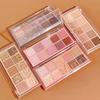 BestLand Matte Nudes Eye Shadow Palette - Ultra Pigmented Blendable and Long-Lasting Matte, Shimmer, and Metallic Finishes Eyeshadow with Brush - Eye Makeup for Smok, Natural and Bold Looks (Sparkling Coral) view 4