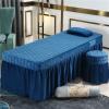 MIPOPS Soft Microfiber Massage Table Sheets Set 4 Piece Set, Salon Spa Massage Bed Cover, Includes Massage Table Cover, Massage Fitted Sheet(U,185x70cm(73x28inch)) view 2