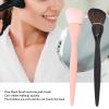 2PCS Angled Contour Brush, Black Pink Cosmetic Brush for Delicate Makeup, Artificial Fiber Make Up Brush for Blending Face Powder Concealer, Accurate Coloring Soft Bristle Makeup Brush Set view 2