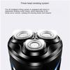 GIENEX Rechargeable Waterproof IPX7 Electric Shaver Wet & Dry Rotary Shavers for Men Electric Shaving Razors with Pop-up Trimmer, Blue view 4