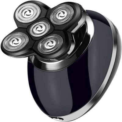 GIENEX Mens 4-in-1 Electric Shaver & Grooming Kit: Five-Headed Beard, Hair Razor for a Perfect Bald Look, Cordless and Rechargeable