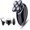 GIENEX Mens 4-in-1 Electric Shaver & Grooming Kit: Five-Headed Beard, Hair Razor for a Perfect Bald Look, Cordless and Rechargeable view 2