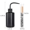 Plastic Satety Lash Cleaning Tatoo Wash Bottles 2PCS Peel Off Blackhead Brush,Nose Pore Deep Cleaning Brush, Facial Cleansing Brushes (black bottle+crystal black nose brush) view 2