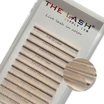 THE LASH SUPPLY Halloween Color Volume Eyelash Extensions, CC Curl, 13-18mm Length, 0.07 Thickness Multi Color, Natural and Long-lasting Curl, Mixed Color Pack, Professional Use Only