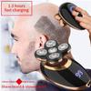GIENEX Electric Shaver for Men, 5 in 1 Electric Shaver for Bald Men, LED Display Rechargeable Electric Rotary Shaver, Cordless Facial Grooming Kit with Clippers, Nose Hair Trimmer, Facial Cleaning view 4